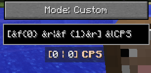 CPS Counter Mod Minecraft Mod